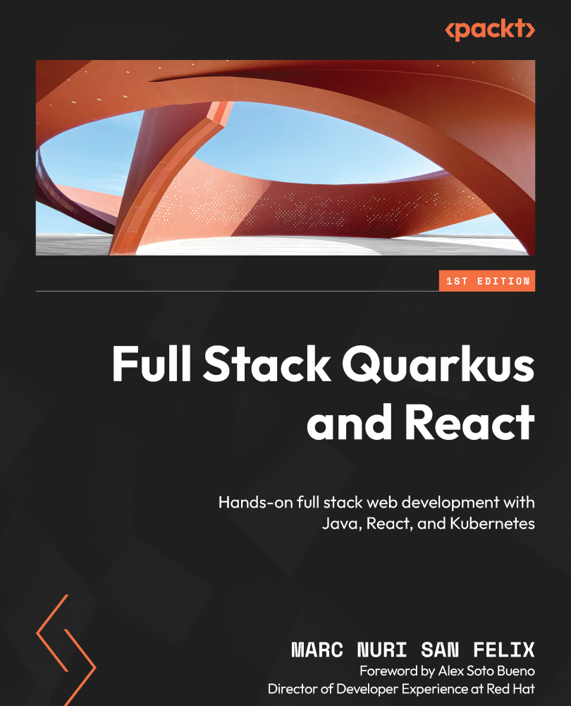Cover of Full Stack Quarkus and React