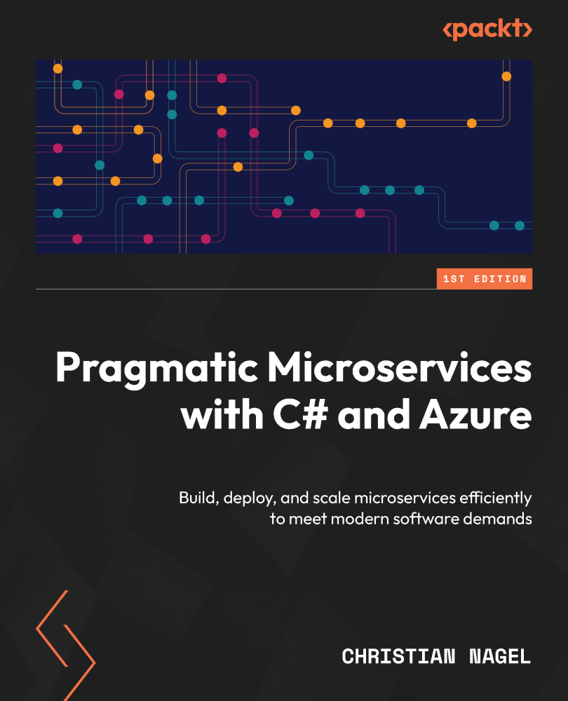 Cover of Pragmatic Microservices with C# and Azure